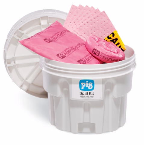 PIG® Kit 311 Derrame de materiales peligrosos en tambor de rescate de 20 galones PIG®